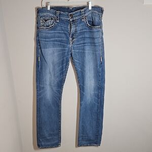 True Religion Size 36 Blue Jeans